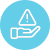 Business professionals implementing risk management in operations